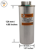 Picture of Capacitor CBB65 40/5uF Class B